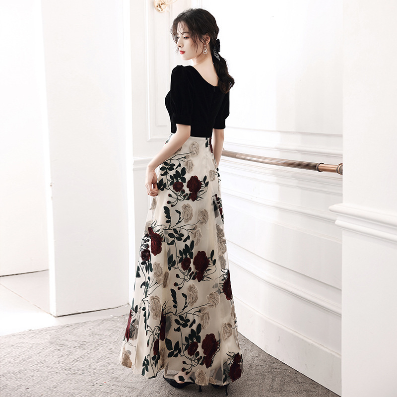 Ženska večernja haljina, ženstveni ljetni stil, elegantna banketna haljina, pogodna za svakodnevnu nosnju, za vjenčanja i zaruke.