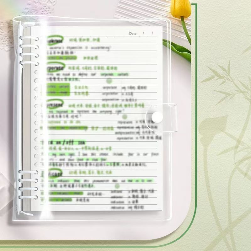B5 σημειωματάριο με μαλακή PVC θήκη και αφαιρούμενο περίβλημα, ημερολόγιο A5