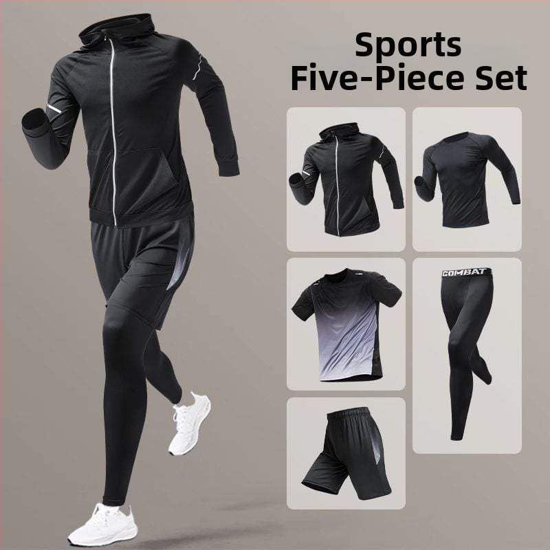 Unisex športový set na beh a zimné tréningy s rýchloschnúcou látkou, na ranný beh a cyklistiku