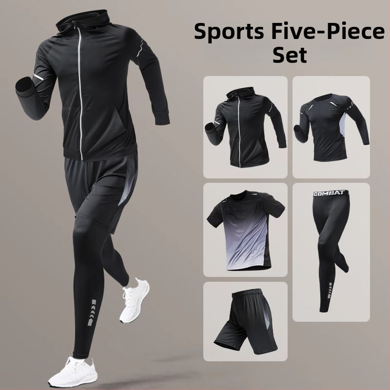 Unisex športový set na beh a zimné tréningy s rýchloschnúcou látkou, na ranný beh a cyklistiku
