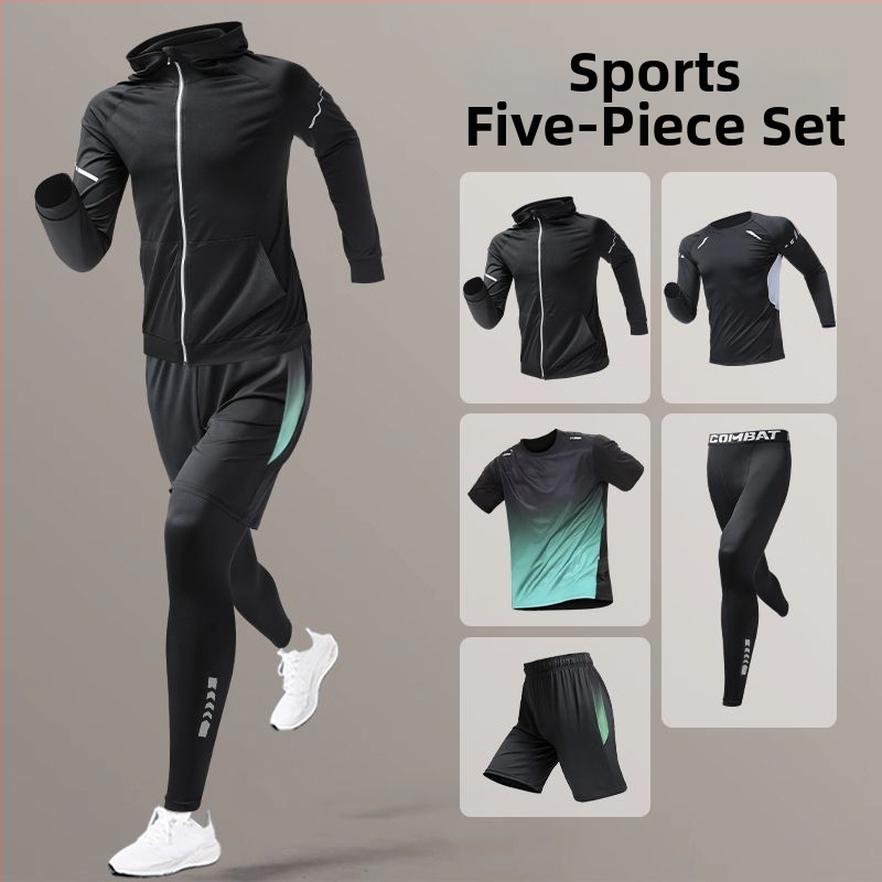 Unisex športový set na beh a zimné tréningy s rýchloschnúcou látkou, na ranný beh a cyklistiku