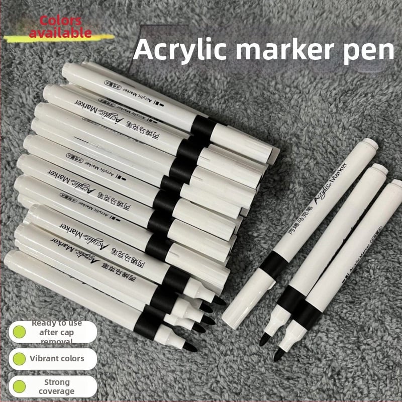 72 farieb akrylových markerov, vrstviace sa a nepretečú cez papier, umývateľné akvarelové markery pre deti a študentov, vhodné pre umenie