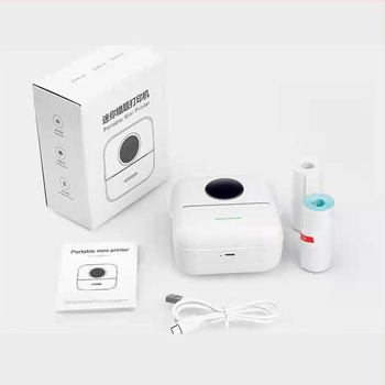 Prijenosni Bluetooth termični tisak za pogreške u zadacima i učenje — etikete 75×30 mm, termalni papir, dvostrani tisak, veličina 80×80 mm