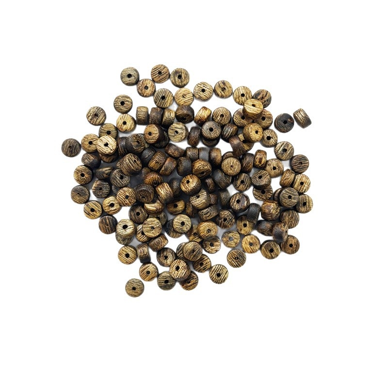 Zelena Agarwood – Labave perle od Agarwooda, Debeli komadići, Perle za abakus, Cylindrične perle, DIY
