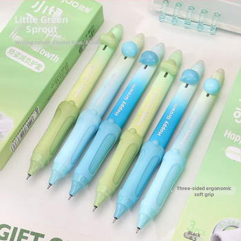 Blue Fruit izbrisivo gel pero 0.5 mm za učenike trećeg razreda – ergonomska mekana drška, podrška držanja tijela, nehrđajući čelični vrh
