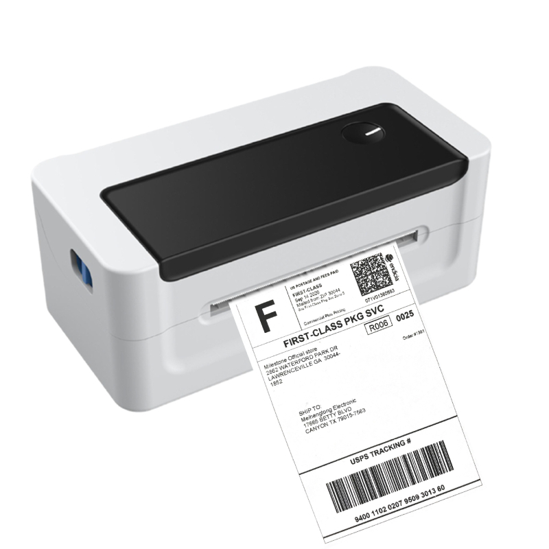 Prijenosni Bluetooth termalni pisač naljepnica za elektroničke pošiljke, USB, Windows kompatibilan, format 38–120 mm