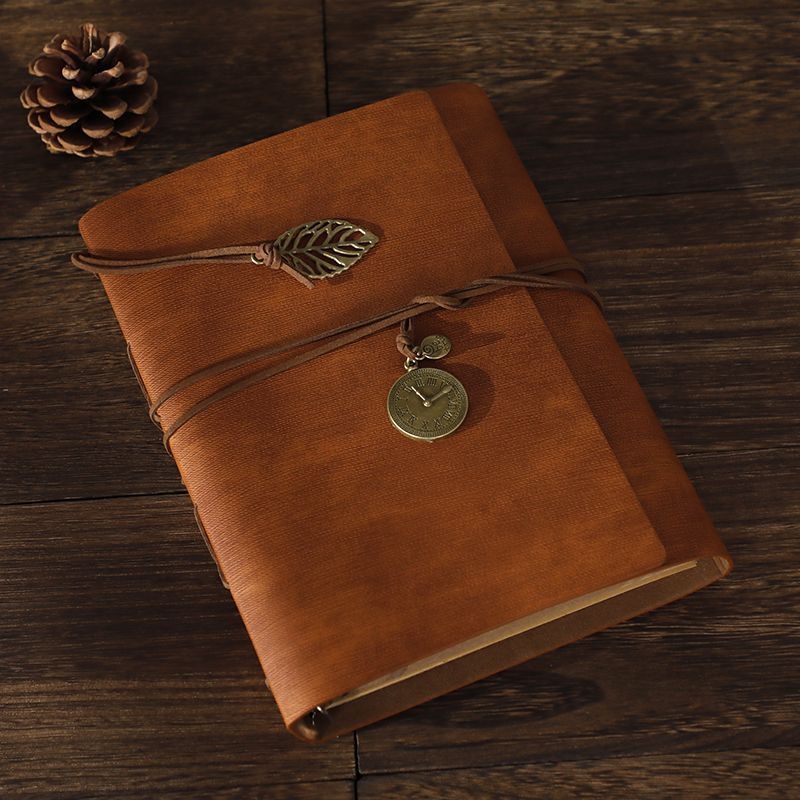 Retro DIY fotoalbum, ručno izrađeni scrapbook s lijepljenim stranama, mali kreativni memorijalni album, poklon za dečka za rođendan