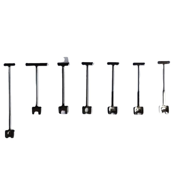 Mingrui Alat za niveliranje pločica s zamjenjivim čeličnim iglama, raspon 0,5–2,0 mm, kratka verzija, produžene i šire igle za pločice za pod