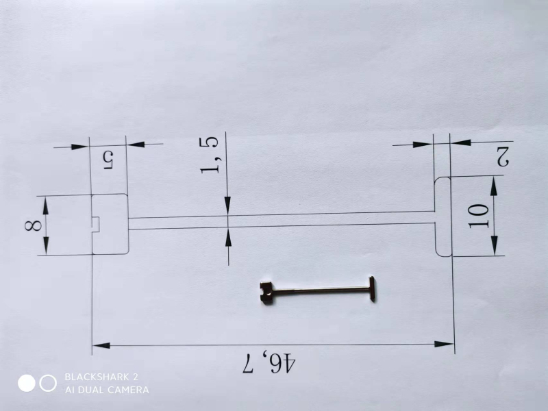Mingrui Alat za niveliranje pločica s zamjenjivim čeličnim iglama, raspon 0,5–2,0 mm, kratka verzija, produžene i šire igle za pločice za pod