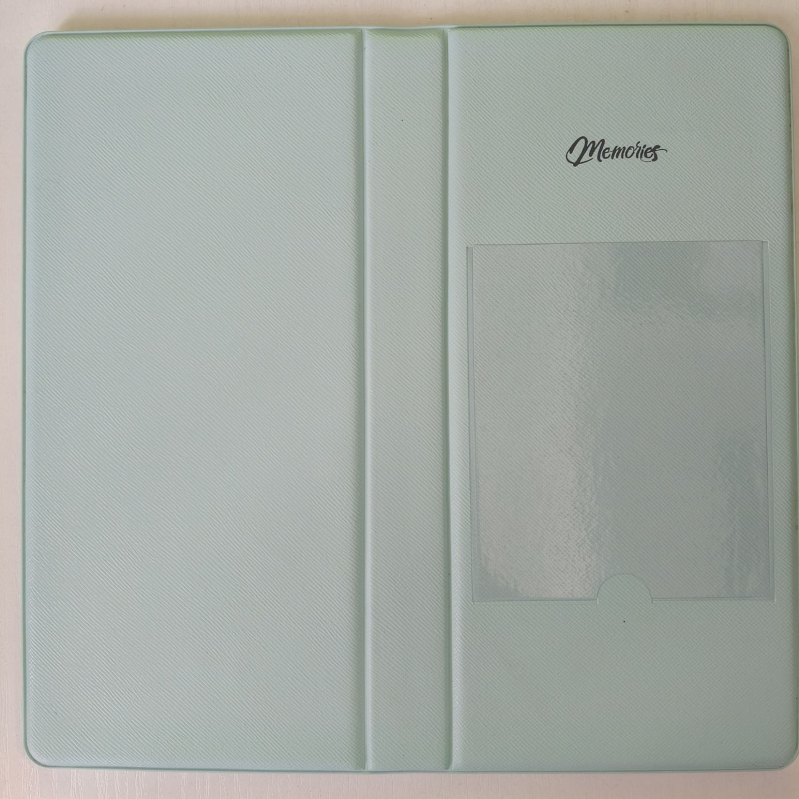 5-inčni PP fotoalbum za Polaroid, velik kapacitet, 16 unutarnjih stranica, dimenzije 10,3 × 10,6 cm