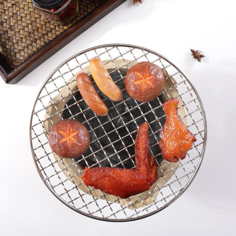 Kerámia faszenes tűzhely készlet kültéri főzéshez — grill és forró fazék, tea főzés a tűzhely körül
