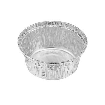 Jednokratna okrugla posuda od aluminijske folije, kapaciteta 400 ml, promjera 85 mm, pogodna za roštilj i parena jaja