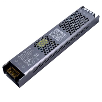 Controler LED pentru bandă cu 2 canale, transformator integrat de 220V și sursă de alimentare cu comutare, control prin aplicație