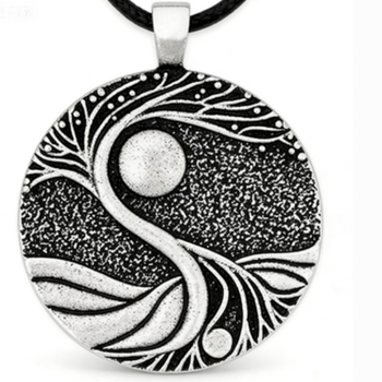 Ogrlica s privjeskom Drvo života, od cinkovog legura, unisex, etno vintage nordijski Odin inspiriran