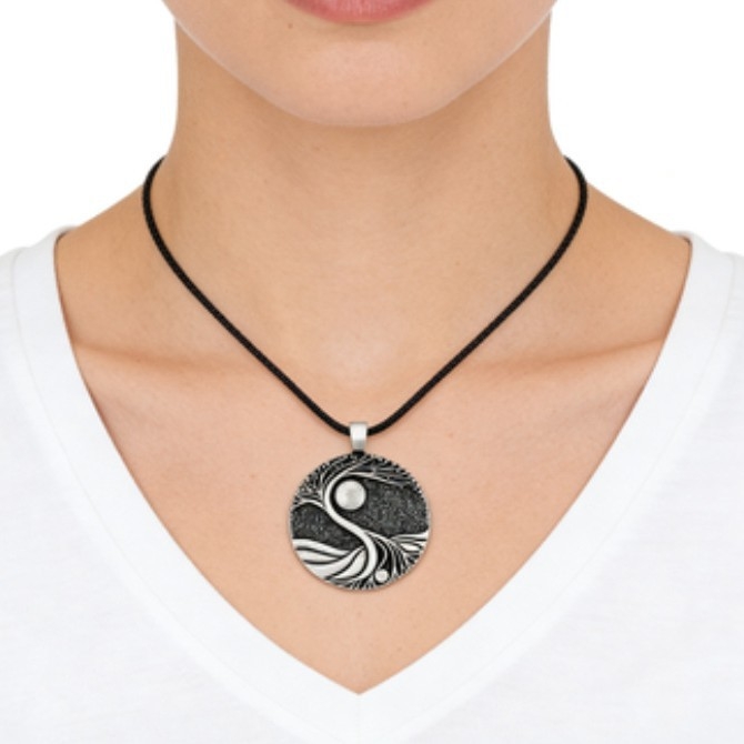 Ogrlica s privjeskom Drvo života, od cinkovog legura, unisex, etno vintage nordijski Odin inspiriran