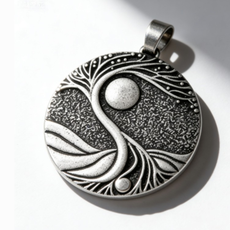 Ogrlica s privjeskom Drvo života, od cinkovog legura, unisex, etno vintage nordijski Odin inspiriran