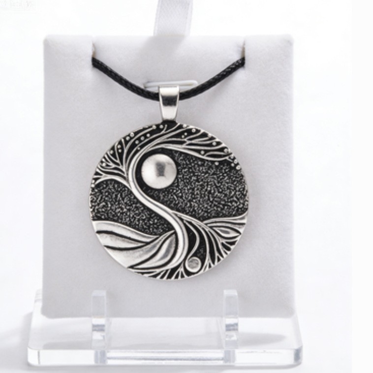 Ogrlica s privjeskom Drvo života, od cinkovog legura, unisex, etno vintage nordijski Odin inspiriran