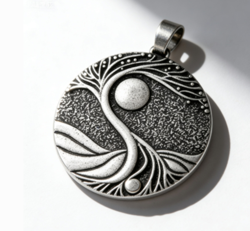 Ogrlica s privjeskom Drvo života, od cinkovog legura, unisex, etno vintage nordijski Odin inspiriran
