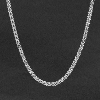 Muški ogrlica od nehrđajućeg čelika, Flower Basket stil, Dragon Bone lanac, hip-hop dizajn