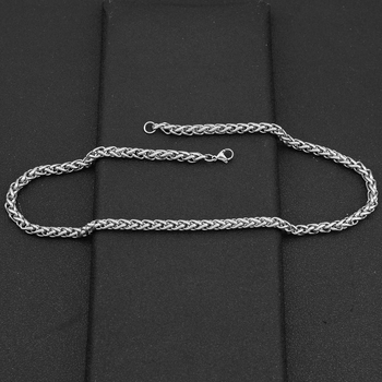 Muški ogrlica od nehrđajućeg čelika, Flower Basket stil, Dragon Bone lanac, hip-hop dizajn