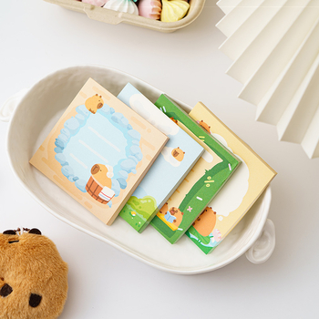 Персонализирани лепящи бележки с карикатурна панда – стилни училищни и офисни бележки за деца