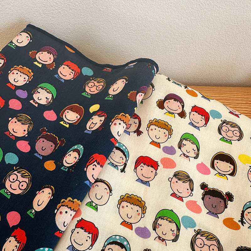 100% pamut koreai rajzfilm avataros négyszögletes sál, fej- és nyak köré, 58×58 cm