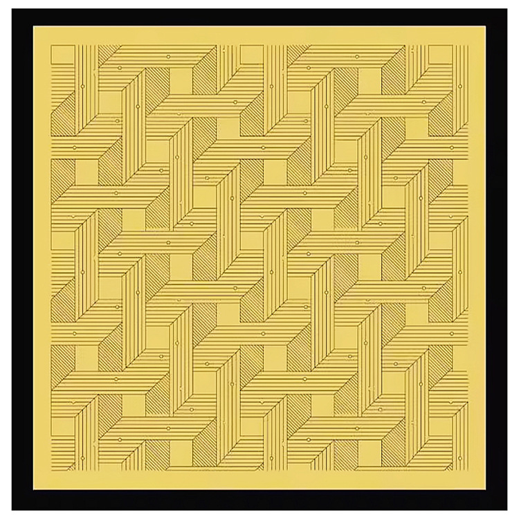 Ženski svileni kvadratni šal 90 cm – geometrijski prugasti uzorak, lagani šal za ramena i zaštitu od sunca
