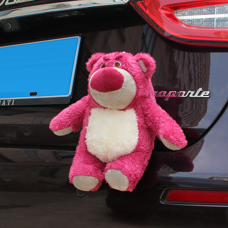Strawberry Bear Διακόσμηση πίσω μέρους αυτοκινήτου – κρεμαστό διακοσμητικό για πορτ-μπαγκάζ, αυτοκίνητα, μοτοσικλέτες και ηλεκτρικά οχήματα