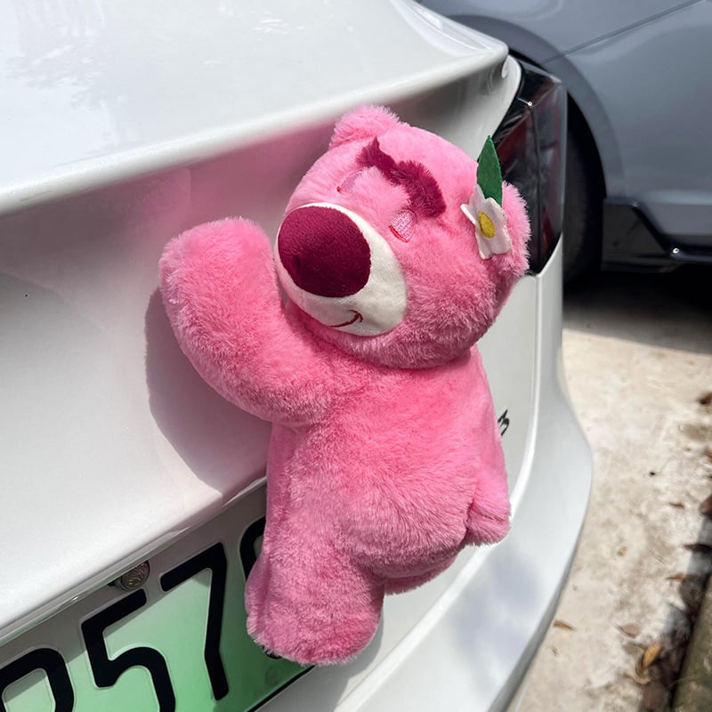 Strawberry Bear Διακόσμηση πίσω μέρους αυτοκινήτου – κρεμαστό διακοσμητικό για πορτ-μπαγκάζ, αυτοκίνητα, μοτοσικλέτες και ηλεκτρικά οχήματα