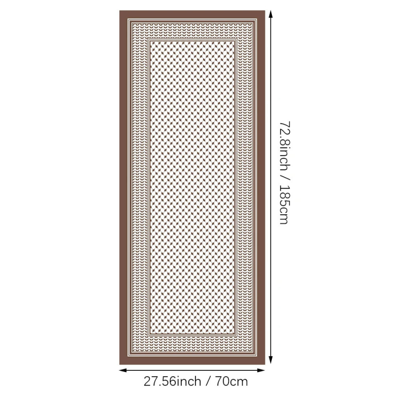 Chiffon nyomott fejkendő, 75×180 cm, napsugárzás elleni védelem és por elleni védelem, hosszú sál sivatagi stílusban, eredeti dizájn