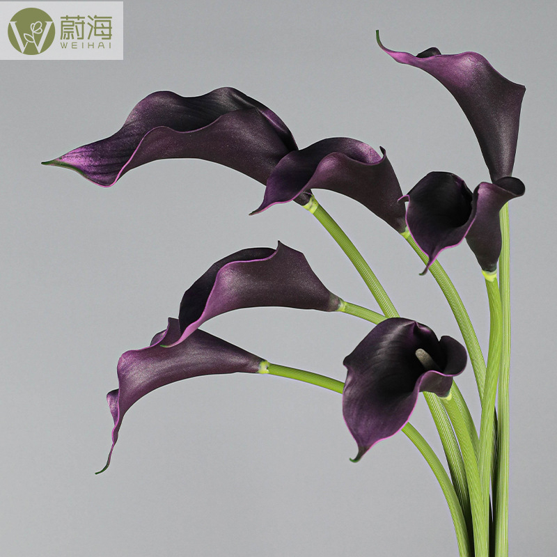 Mini dekorativni Calla Lily cvijet od mekanog EVA materijala za kućnu dekoraciju