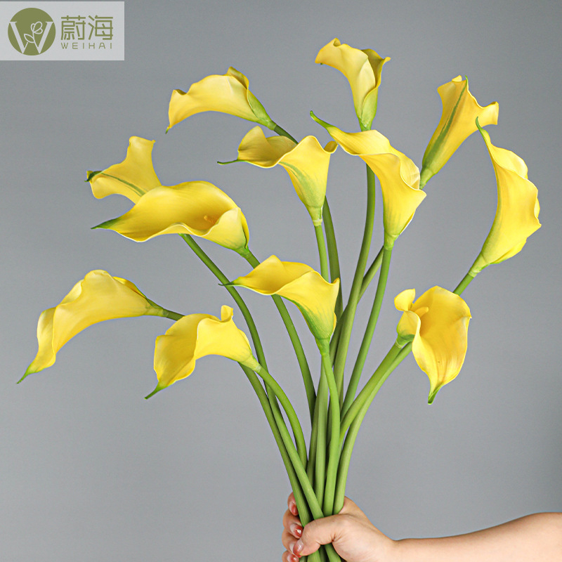 Mini dekorativni Calla Lily cvijet od mekanog EVA materijala za kućnu dekoraciju