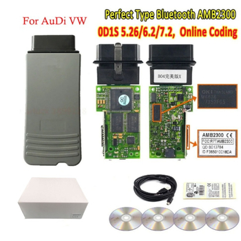 OBD2 Bluetooth диагностичен инструмент за Volkswagen, версия VAS5054A V7.2 ABM 2300