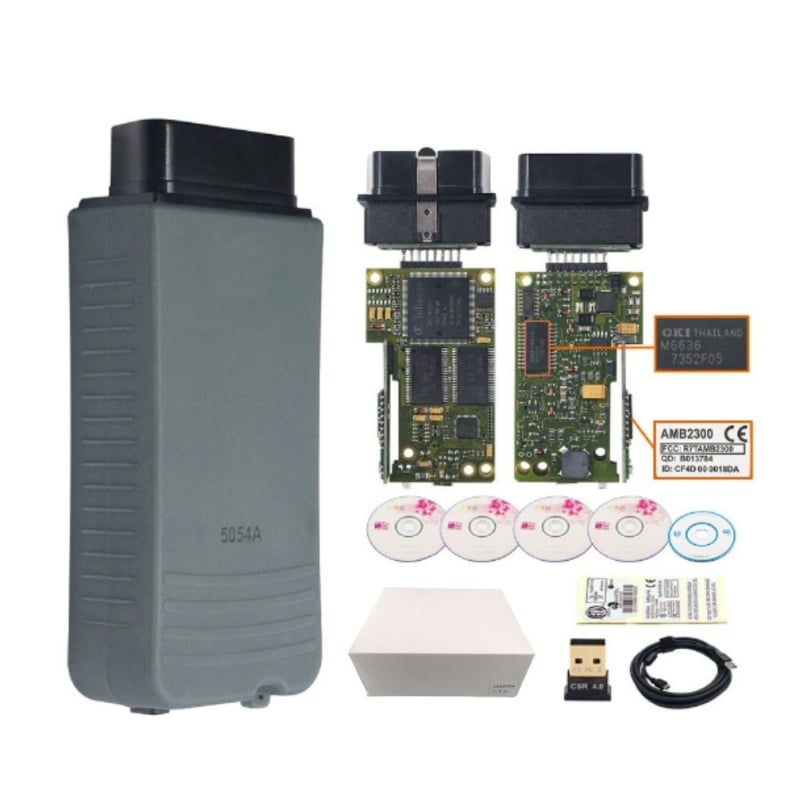 OBD2 Bluetooth диагностичен инструмент за Volkswagen, версия VAS5054A V7.2 ABM 2300