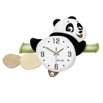 Novi slatki panda zidni sat – minimalistička dekoracija dnevnog boravka, kreativni zidni sat