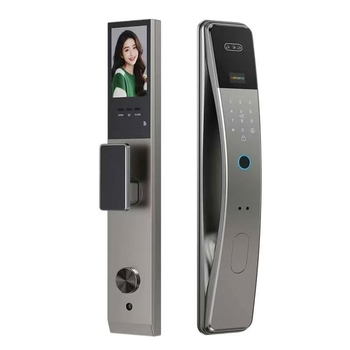 Pametan zasun s automatskim otiskom prsta, 3D prepoznavanje lica, video interkom, pristup lozinkom, elektronički zasun za ulazna vrata