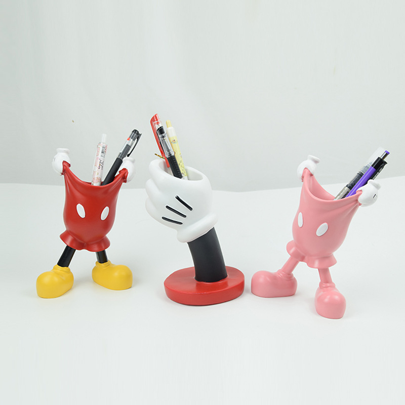 Dekorativni predmet s temom Mickey, držač za rukavice i olovke, kreativan dizajn, sladak poklon