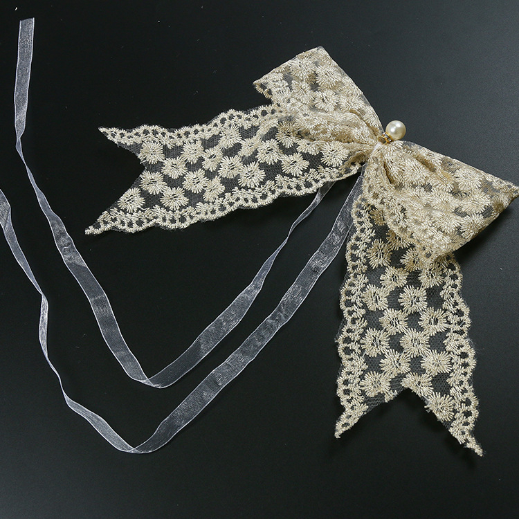 Дантелена панделка за завеси, лента за завеси с дантела, 16 cm, бежова, полиестер – аксесоар за завеси