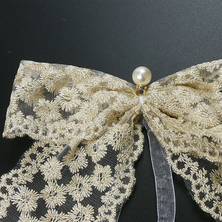 Дантелена панделка за завеси, лента за завеси с дантела, 16 cm, бежова, полиестер – аксесоар за завеси