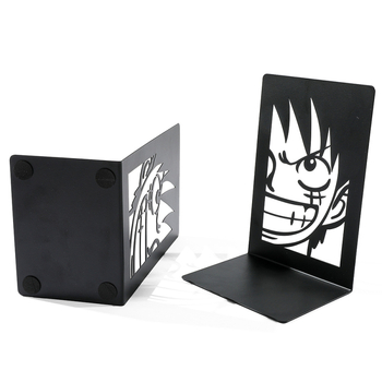 One Piece Luffy metalni stalak za knjige u obliku L s prorezima