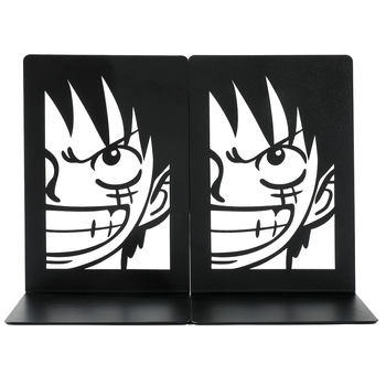 One Piece Luffy metalni stalak za knjige u obliku L s prorezima