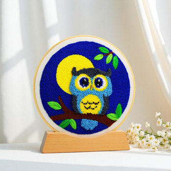 Kreativni set za punch needle embroidery – Panda ukras
