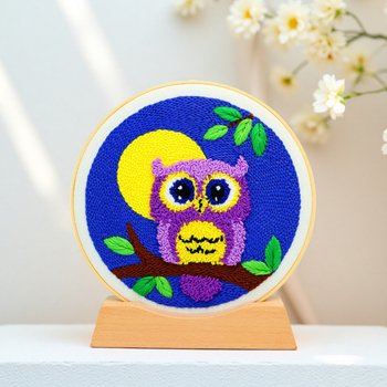 Kreativni set za punch needle embroidery – Panda ukras