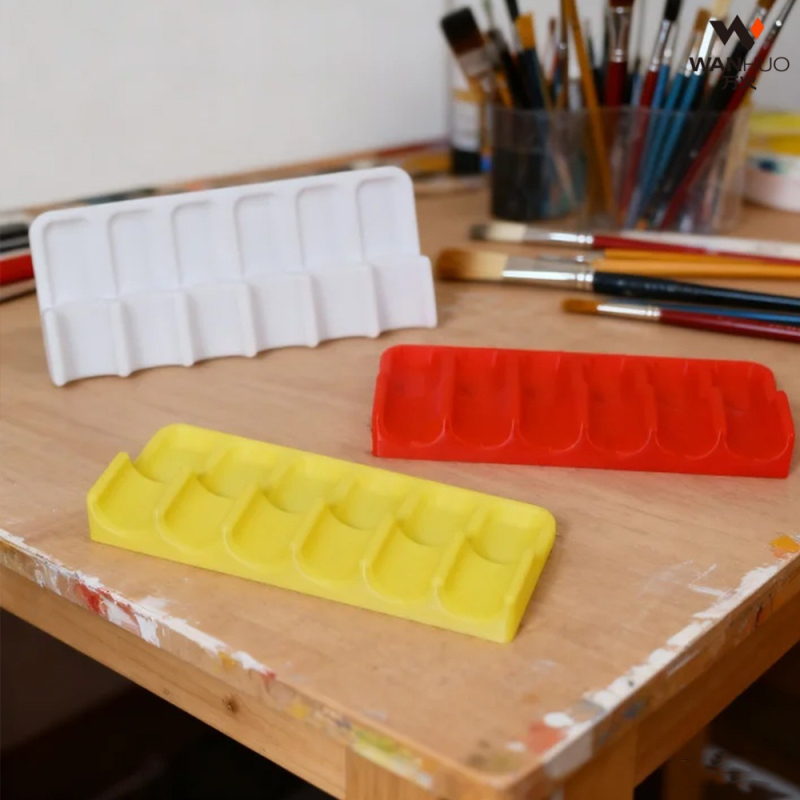 3D ispisani držač četkica, prenosiv i jednostavan za čišćenje, umjetnički pribor, držač četkica za slikanje