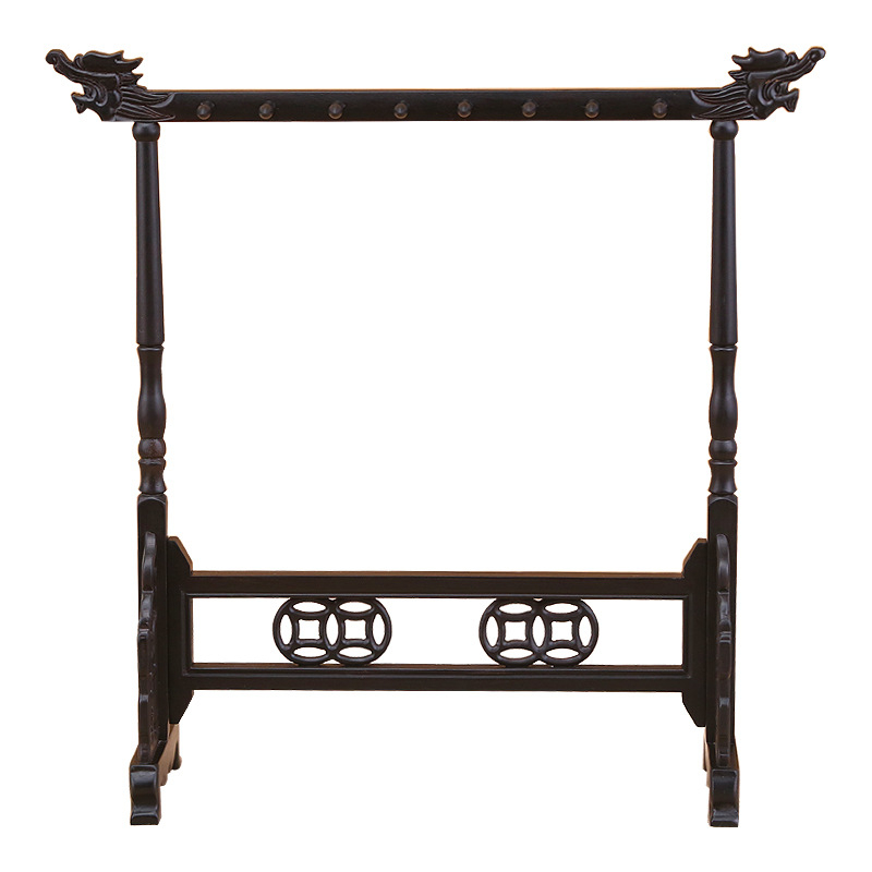 Ming stil drveni držač četkica za kaligografiju, izložbeni i skladišni držač, rosewood, 36×11.5×36.5 cm, kreativno i minimalističko