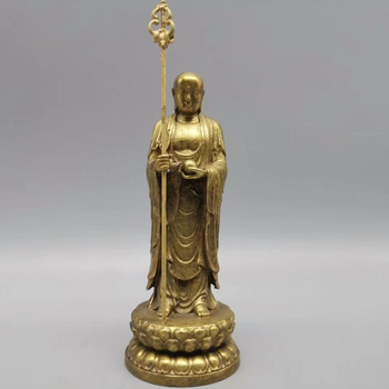 Soška Ksitigarbha Budha u antičkom stilu za kućnu dekoraciju