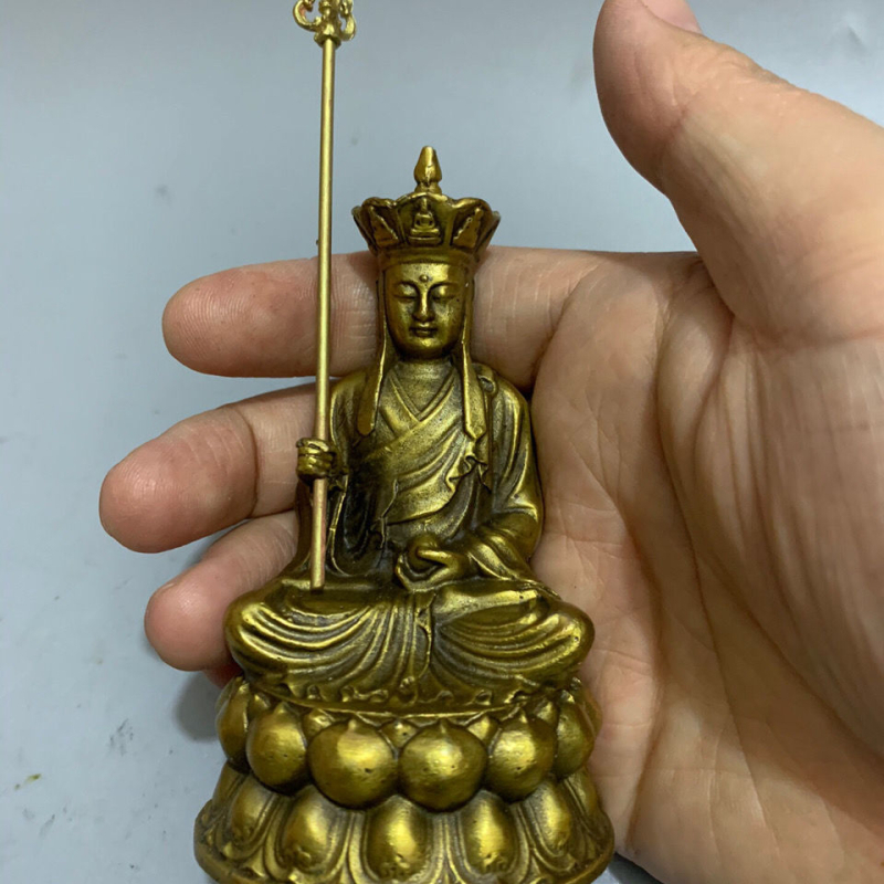 Soška Ksitigarbha Budha u antičkom stilu za kućnu dekoraciju
