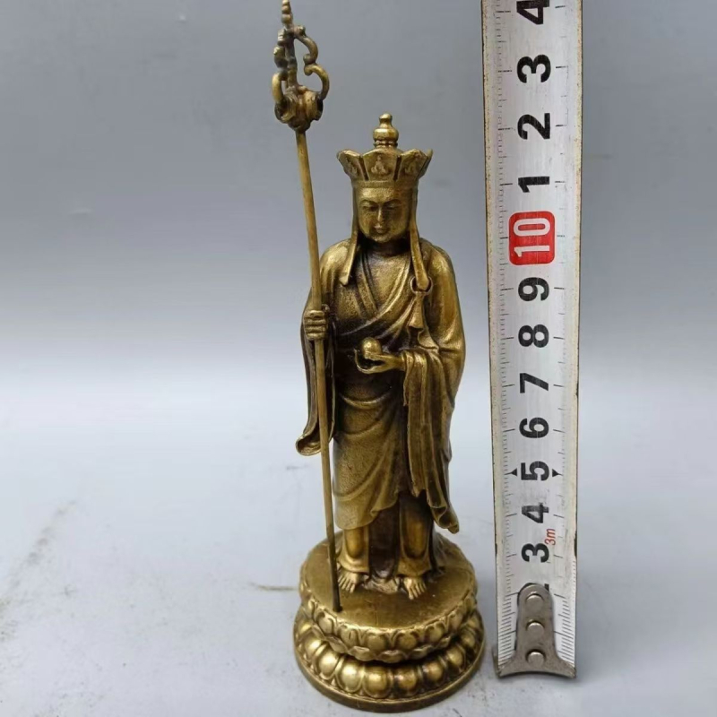 Soška Ksitigarbha Budha u antičkom stilu za kućnu dekoraciju