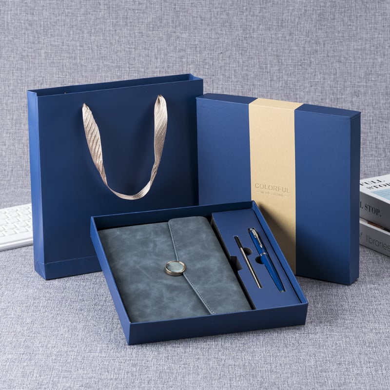 Premium set bilježnica za poslovne svrhe s umjetnom kožom, 100 stranica