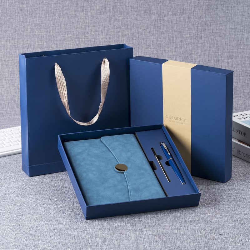 Premium set bilježnica za poslovne svrhe s umjetnom kožom, 100 stranica